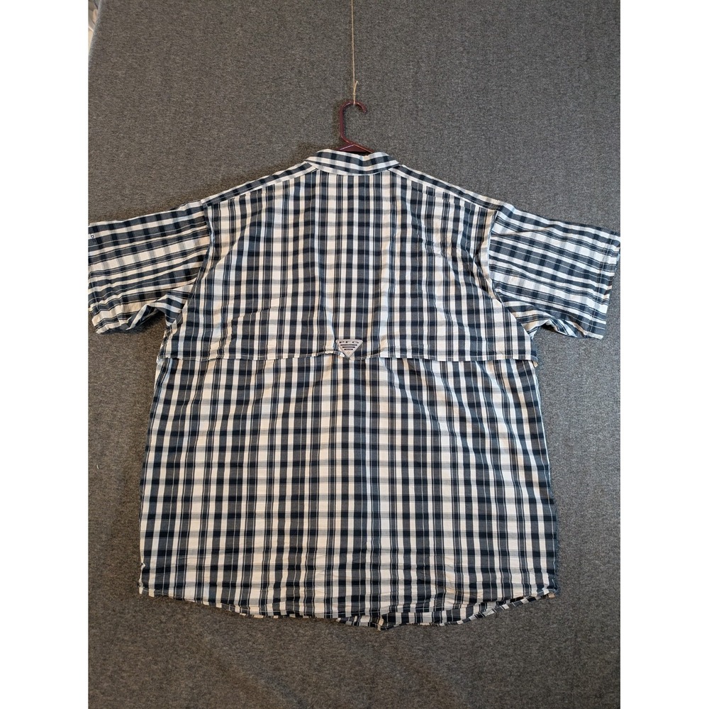 Columbia Shirt Mens XL Super Bonehead PFG Vented Fishing Button Up Short Sleeve - Picture 10 of 12
